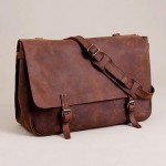 J Crew Artisan Leather Messenger Bag