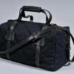 Naked & Famous Black Canvas Duffle