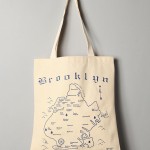 Brooklyn Map Tote Bag by Maptote 01