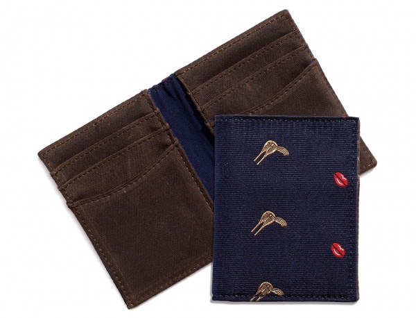 Jack Spade Silk Club Vertical Wallet Jack Spade Silk Club Vertical Wallet
