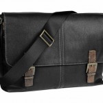 Boconi Double Buckle Messenger Bag