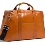 Jack Spade Wayne Leather Duffel Bag