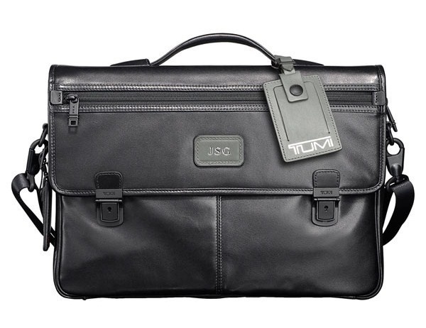 Tumi Alpha Slim Leather Briefcase Tumi Alpha Slim Leather Briefcase