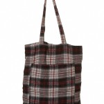 Red and Black Plaid Shopper Bag