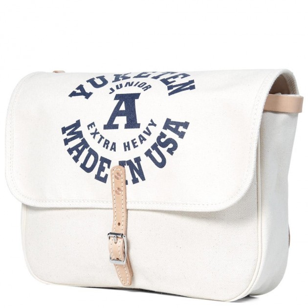yuketen mailbag 6 630x630 Yuketen Natural Canvas Mailman Bag