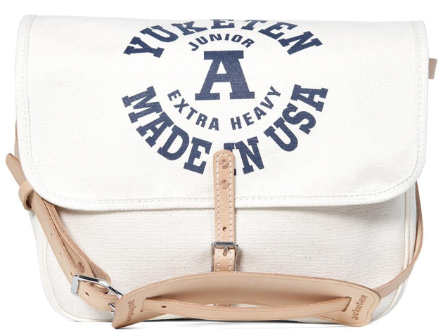 yuketen mailbag 8 Yuketen Natural Canvas Mailman Bag