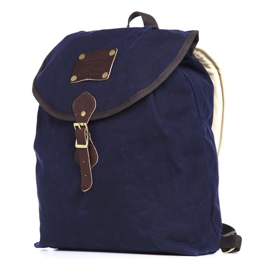 12 03 2013 woolrich knapsack navy2 Woolrich Navy Oiled Backpack