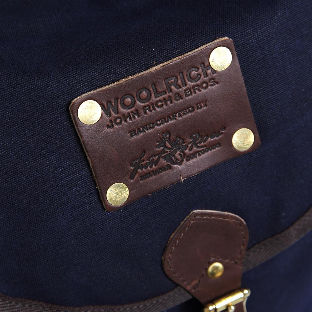 12 03 2013 woolrich knapsack navy5 Woolrich Navy Oiled Backpack