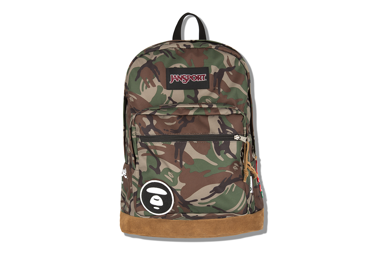 AAPE by A Bathing Ape x Jansport Backpack aape by a bathing ape x jansport 2013 capsule collection 2 AAPE by A Bathing Ape x Jansport Backpack