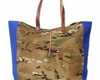 Sophnet Cotton Canvas Color Block Tote Bag