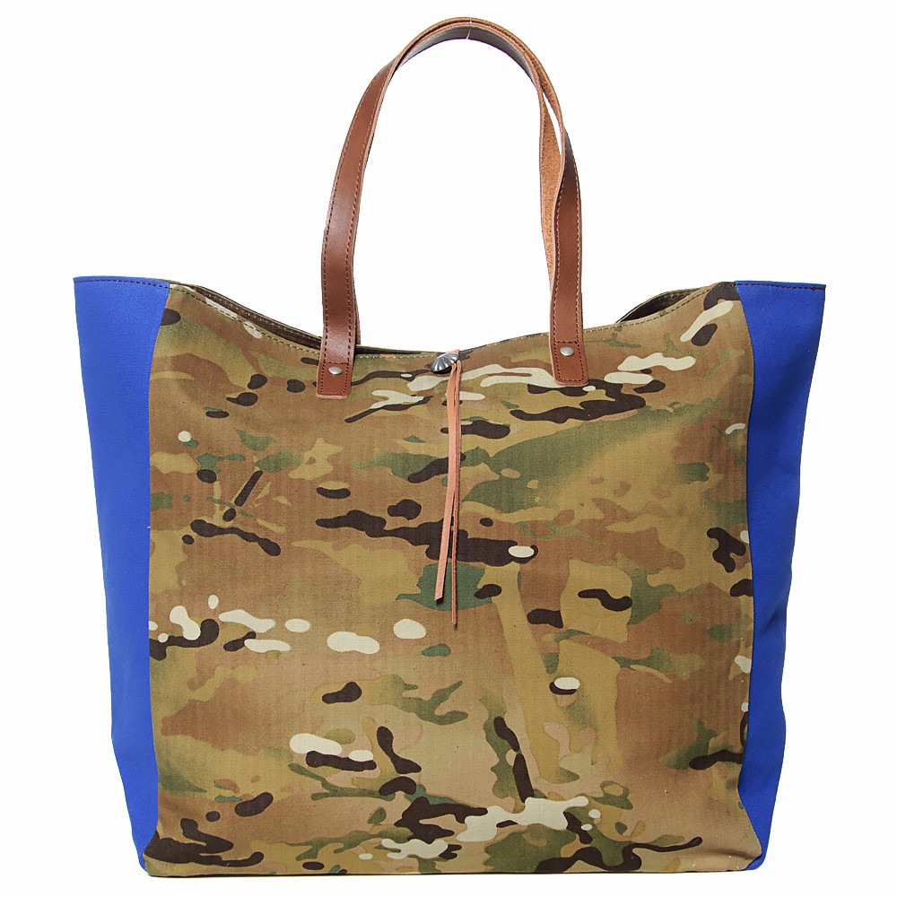 23 08 2013 soph cottoncolourblocktote multisax 1 Sophnet. Cotton Canvas Color Block Tote Bag