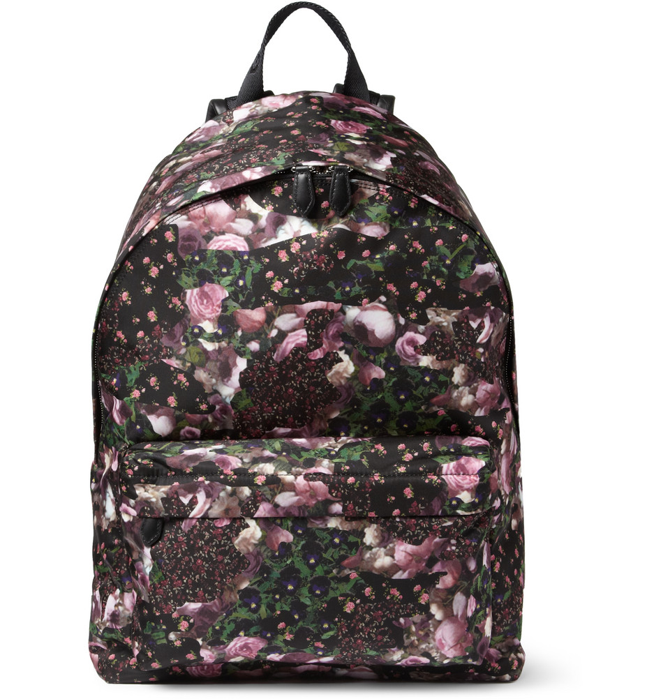 400116 mrp in xl1 Givenchy Floral Print Backpack