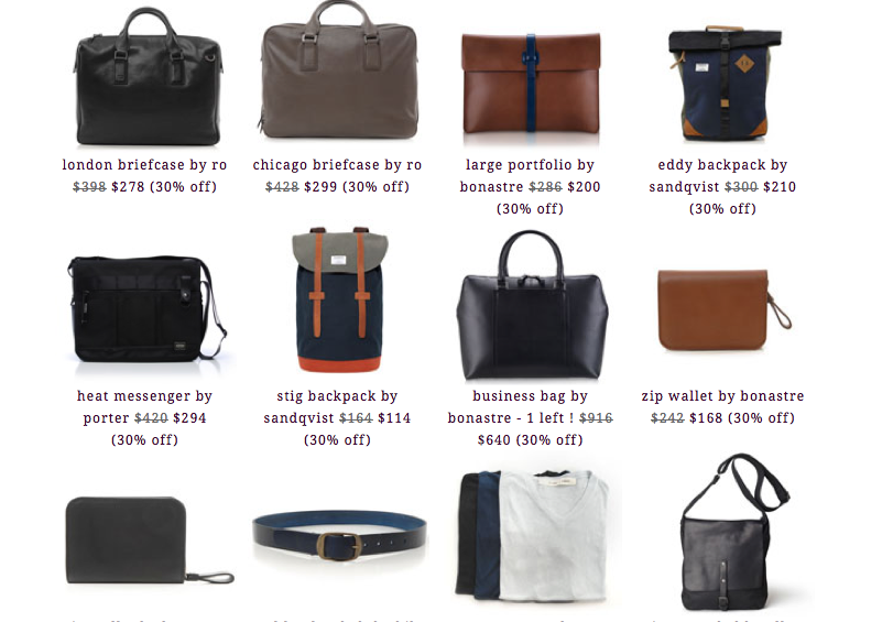 Picture 2 Roztayger 2014 Sale: 30 60% Off Carry Goods & Accessories