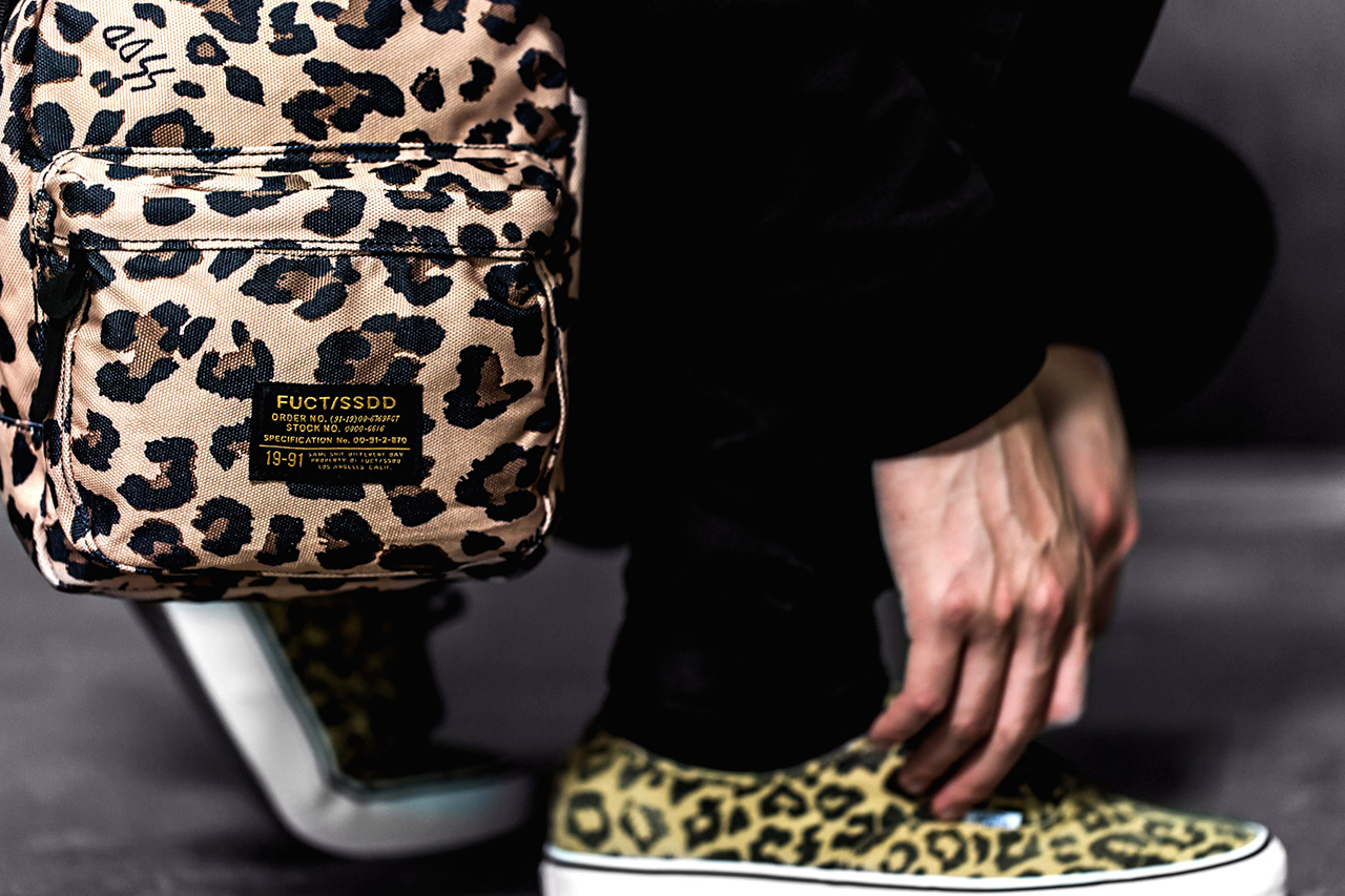 fuct ssdd 2013 fallwinter leopard print bag collection 5 Fuct SSD Leopard Print Bag Collection
