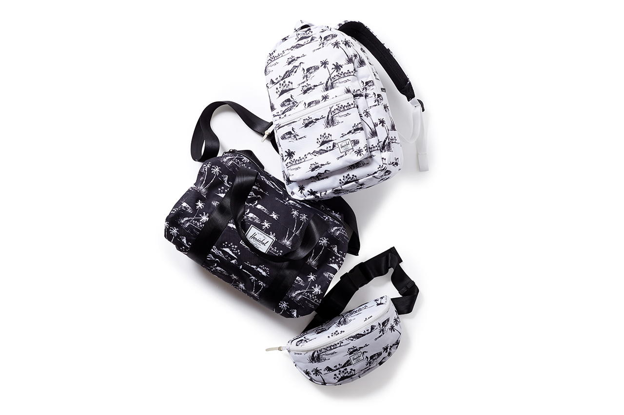 herschel supply co for beauty youth 2014 capsule collection 1 Herschel Supply Co. x Beauty & Youth Aloha Accessory Collection