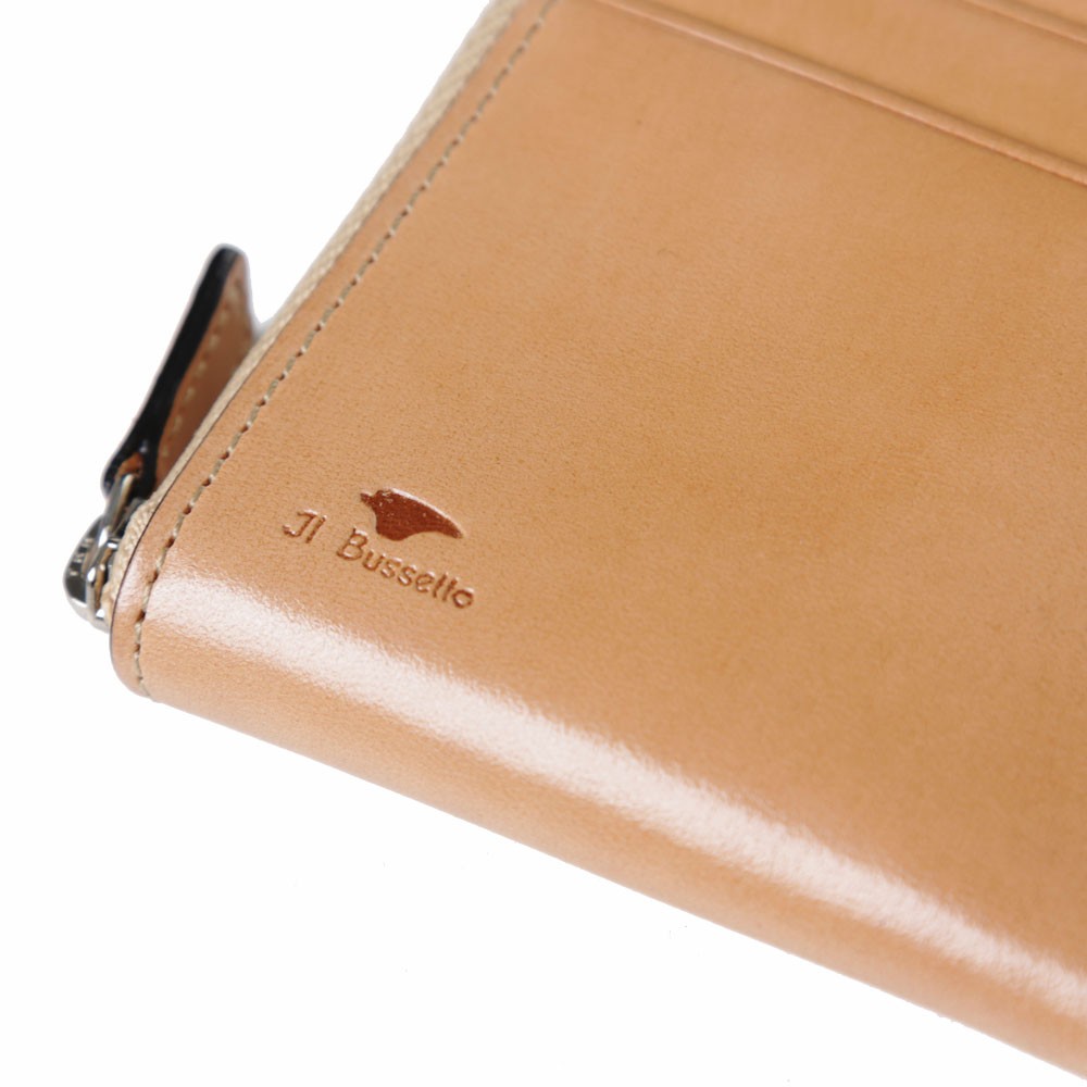 27 11 2013 ilbussetto zipwallet natural 2 Il Bussetto Leather Zip Wallet