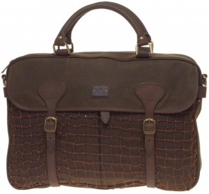 Barbour Country Waxed Cotton Briefcase