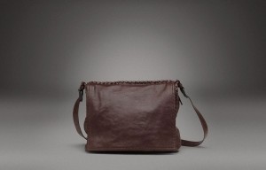 Bottega Veneta Nero Polonaise Messenger Bag
