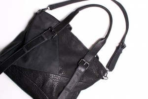 Oak Black Label Leather Tote
