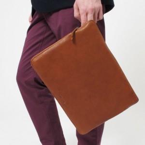 Wood Wood Leather Laptop Case