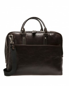 Browns Glazed Leather Laptop Bag