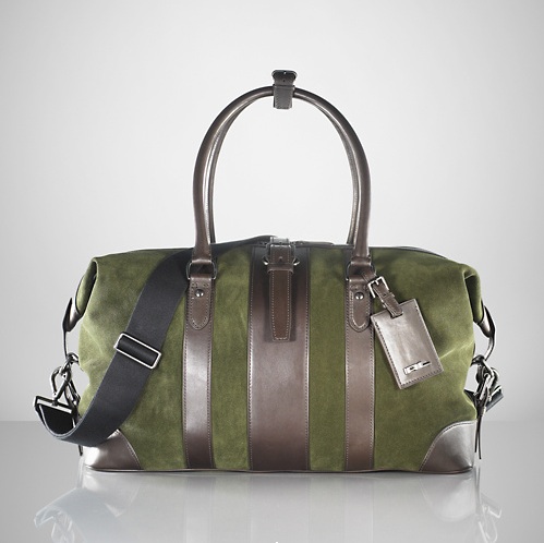 Ralph Lauren Suede Duffle Bag