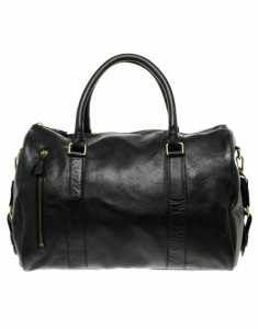 Reiss Grosvenor Leather Holdall