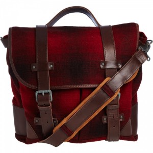 Woolrich John Rich & Sons Plaid Saddle Bag