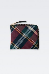Comme des Garcons Red Tartan Wallet