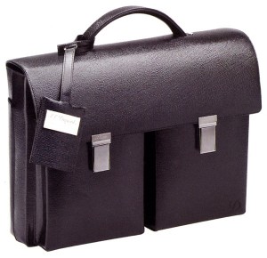 S.T. Dupont Diamond Two Pocket Briefcase