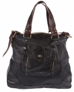 Silent People Leather Bag