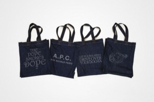 A.P.C. Denim Tote Bags