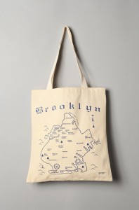 Brooklyn Map Tote Bag by Maptote
