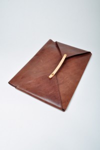 Cornelian Taurus Brown Leather Folder