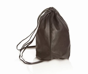 Chloe Sevigny for Opening Ceremony Black Leather Backpack