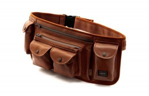 White Mountaineering x Porter Leather Waist Bag