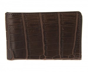 Accessoires de Bonne Compagnie Crocodile Skin Card Holder