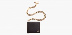 Alexander McQueen Embossed Coin Chain Wallet