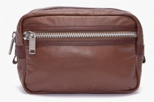 Marc by Marc Jacobs Brown Leather Dopp Kit