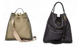 Burberry Sprayed Explorer Leather Messenger and Tote Bags