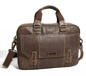 Marc New York Accessories Brown Leather Briefcase