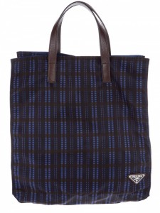 Prada Checked Shopper