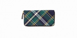 Comme des Garcons Tartan Long Billfold Wallet