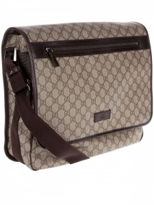 Gucci Monogrammed Messenger Bag