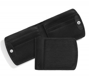 John Varvatos Star USA ‘Slouchy’ Leather & Canvas Billfold