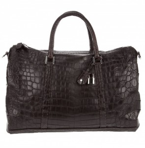 Liska Crocodile Skin Holdall