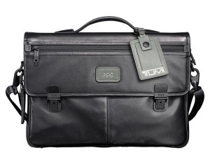 Tumi ‘Alpha’ Slim Leather Briefcase