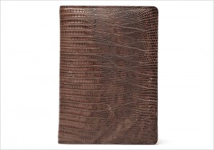 Lanvin Lizard Passport Holder