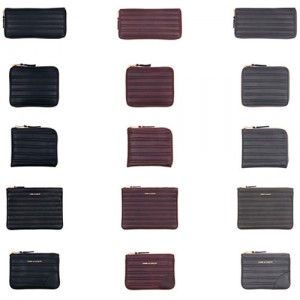 Comme des Garcons Embossed Stitched Wallets