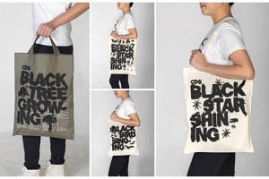 Edited BLACK Comme des Garcons x Asylum Tote Bags